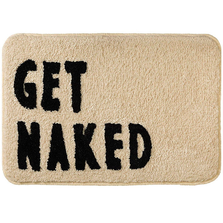 Get Naked Bath Mat - Soft, Absorbent, and Stylish Bathroom Accessory-Orizon Depot