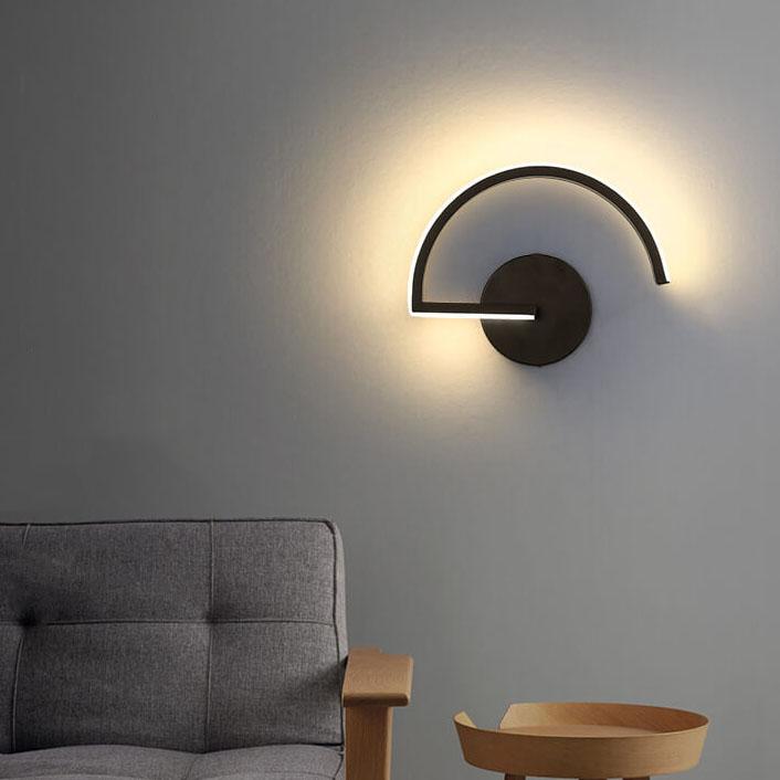 Modern Minimalist Arc LED Wall Light for Stylish Home Decor