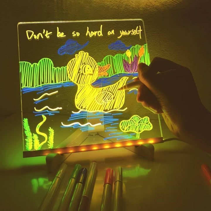 LED Notice Board with 7 Color Pens for Creative Messaging-Orizon Depot
