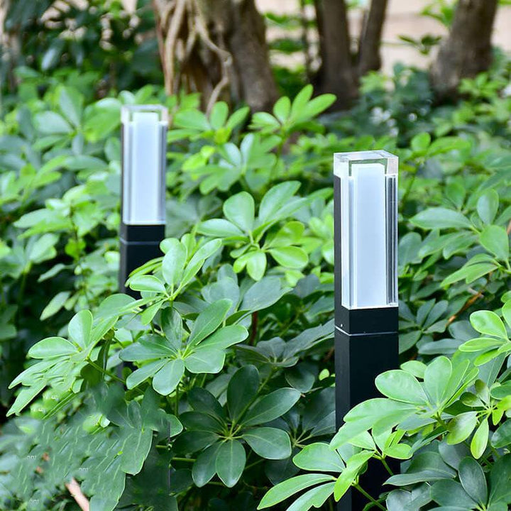 Modern Acrylic LED Column Lawn Light – Waterproof Outdoor Garden Lamp-Orizon Depot