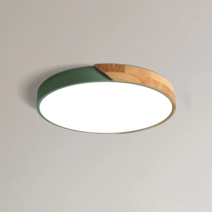Modern Nordic Wooden Design LED Ceiling Light Fixture