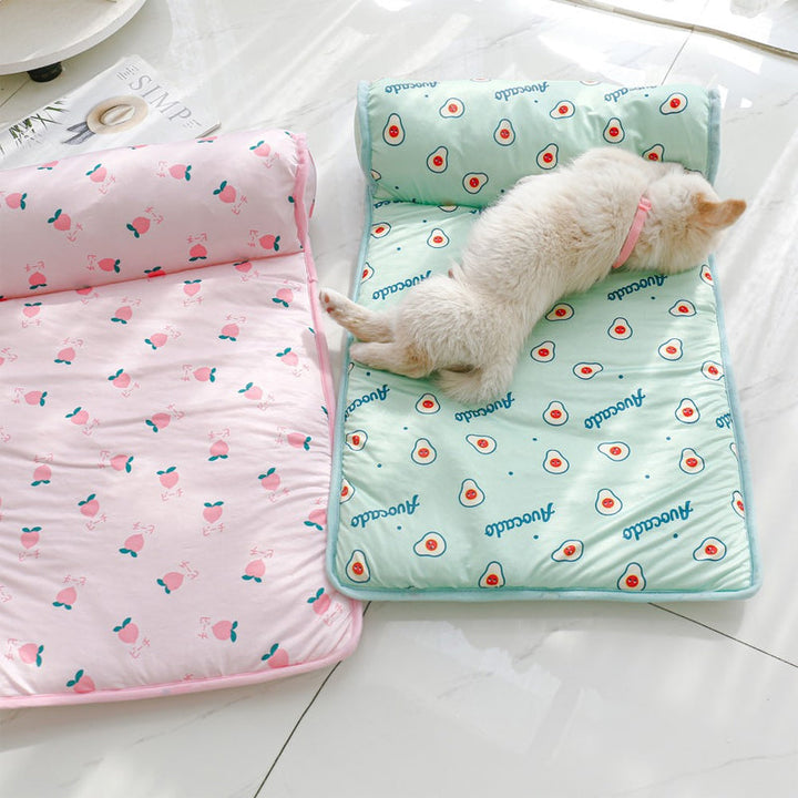Cooling Ice Silk Mat for Dogs and Cats - Pet Comfort Solution-Orizon Depot