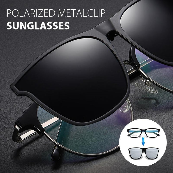 Polarized Clip-On Flip-Up Sunglasses for Enhanced Vision-Orizon Depot