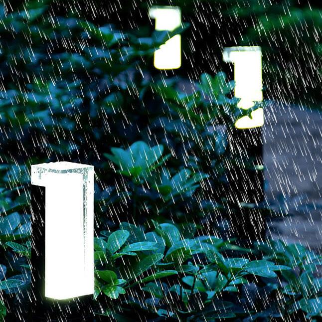 Modern Acrylic LED Column Lawn Light – Waterproof Outdoor Garden Lamp-Orizon Depot