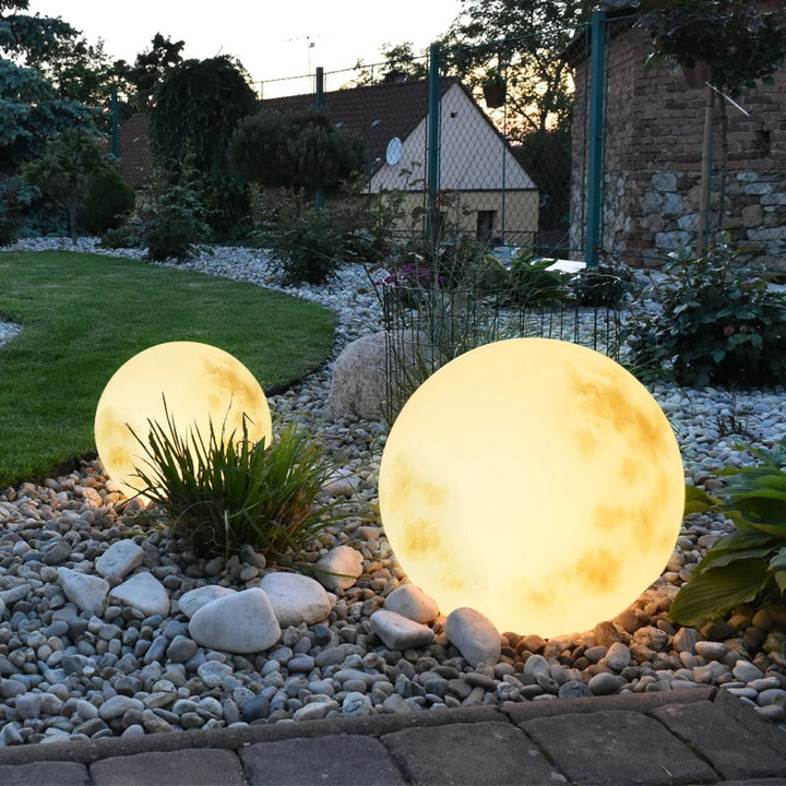Moon-Shaped Garden Lamp for Enchanting Outdoor Lighting-Orizon Depot