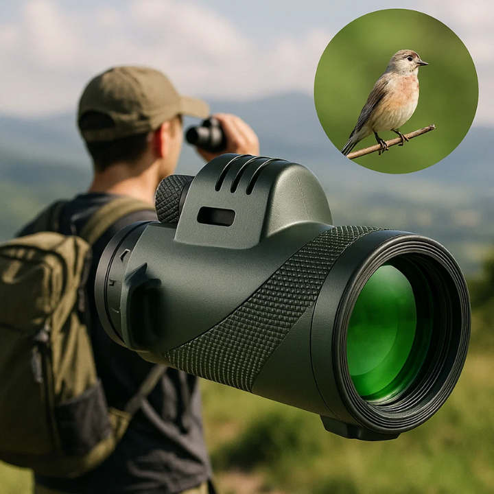 Compact Ultra-Zoom Monocular | HD Lens for Hiking, Birdwatching & Sports-Orizon Depot