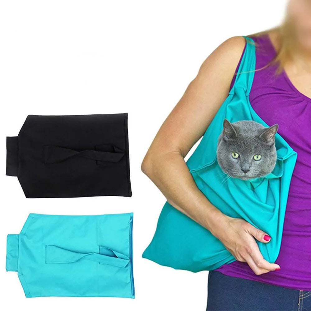 Travel Cat Carrier Pouch for Scratch-Resistant Comfort