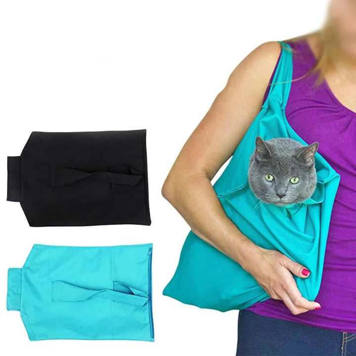 Travel Cat Carrier Pouch for Scratch-Resistant Comfort