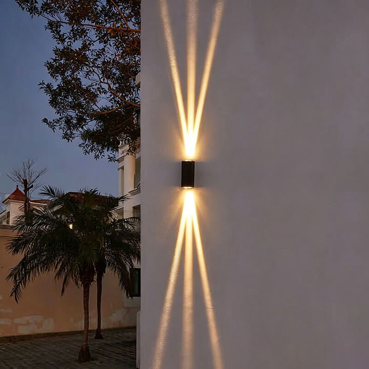 Modern Rectangular LED Outdoor Wall Sconce Light-Orizon Depot