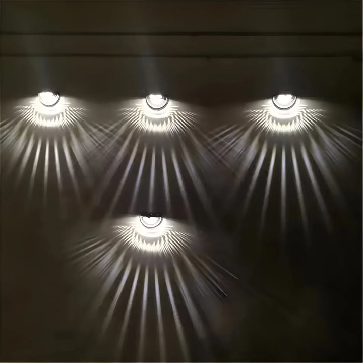 Solar Garden Wall Lamp - Energy-Efficient Outdoor Lighting-Orizon Depot