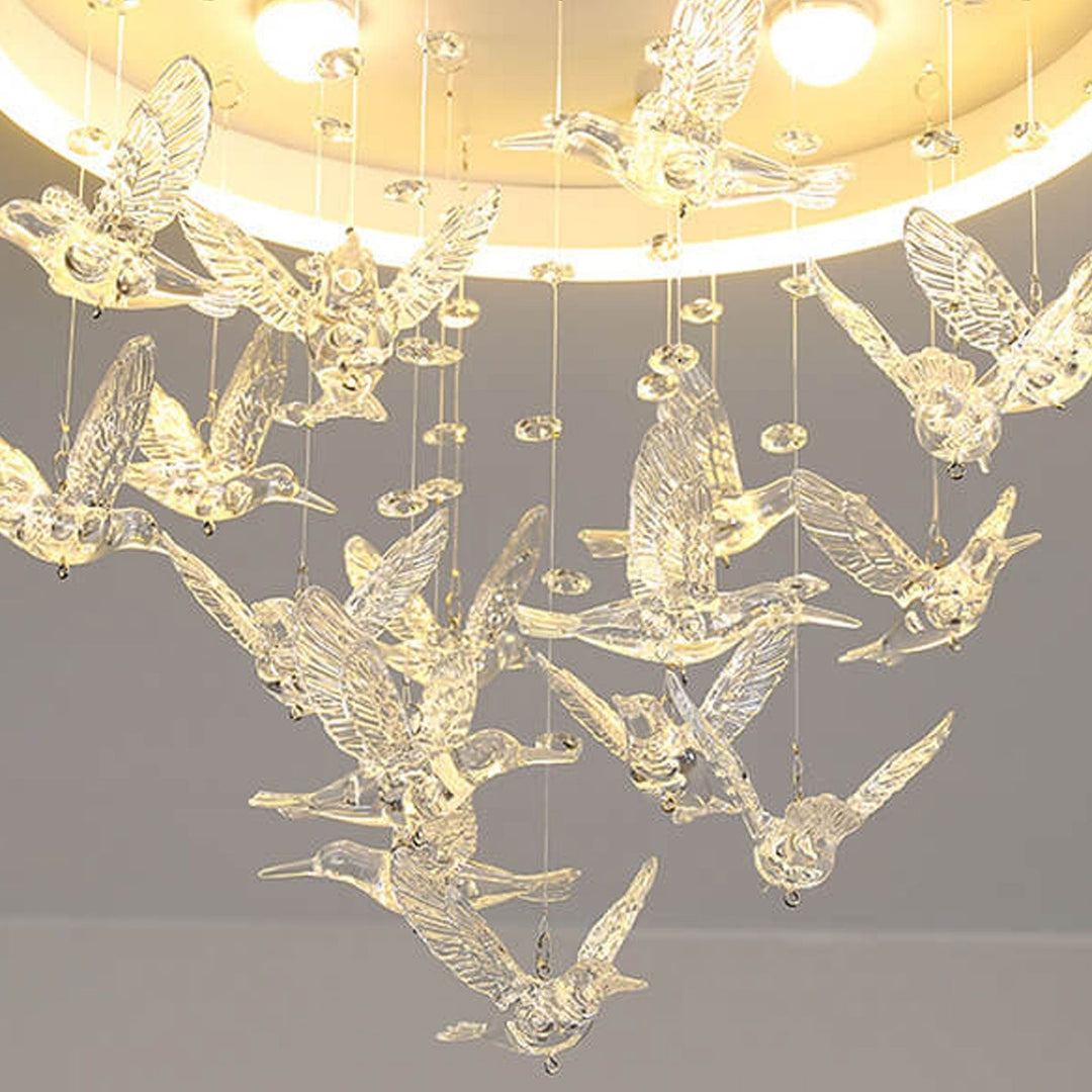 Modern Creative Cartoon Bird Ceiling Lamp-Orizon Depot