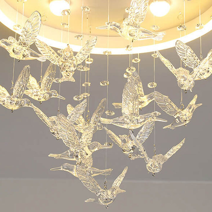 Modern Creative Cartoon Bird Ceiling Lamp-Orizon Depot