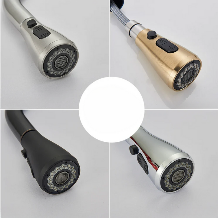 Flexible Kitchen Faucet with Stream Control-Orizon Depot