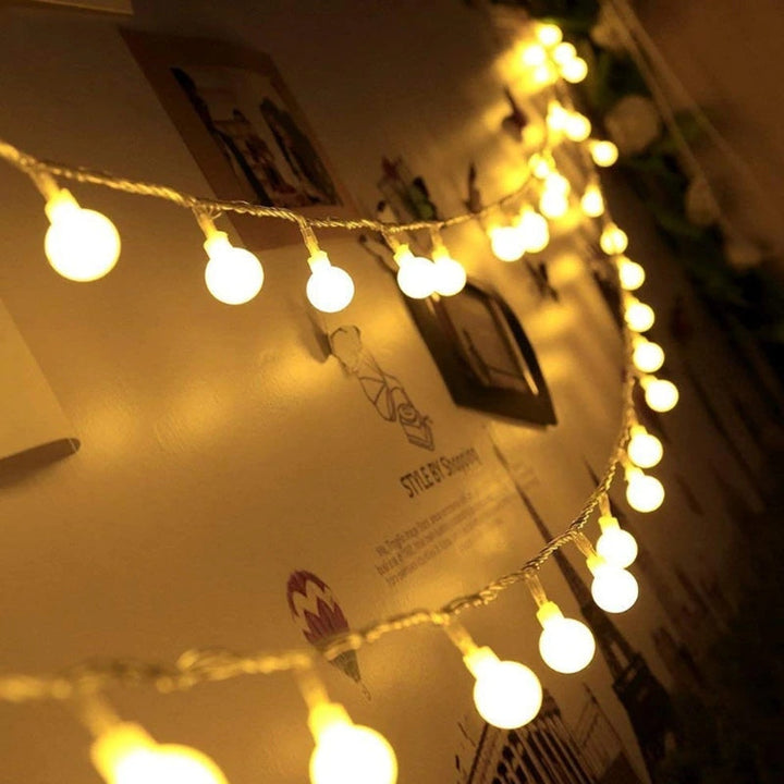 Mini Globe Light Chain for Ambient Illumination-Orizon Depot