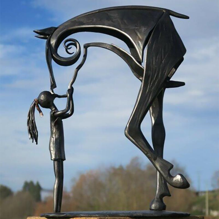 Elegant Horse Sculpture Decoration for Home or Office Display-Orizon Depot