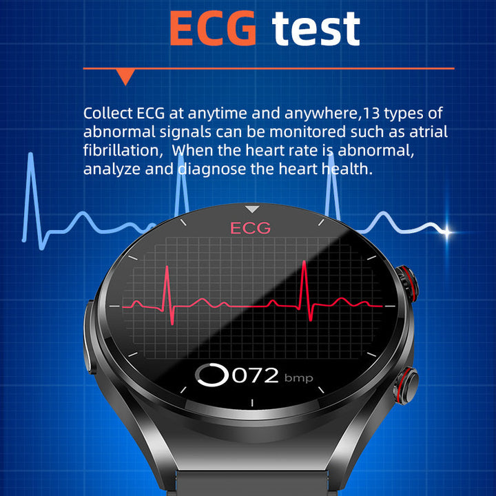 One-Click Blood Sugar & Blood Pressure Monitor Smart Health Watch-Orizon Depot
