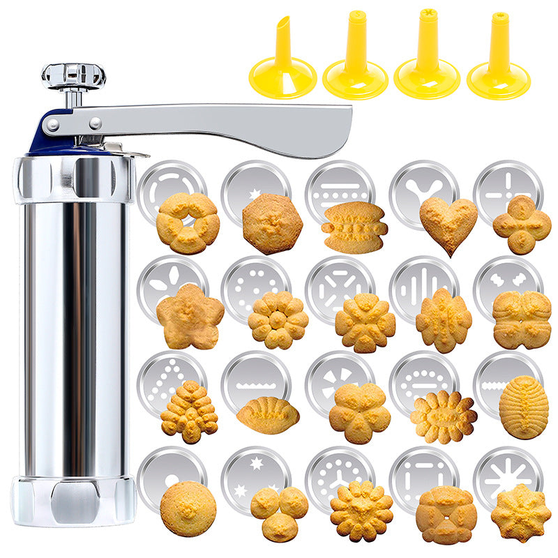Aluminum Dough Stamper for Cookies and Piped Pastries Decorating
