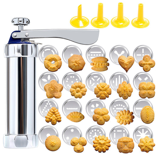Aluminum Dough Stamper for Cookies and Piped Pastries Decorating