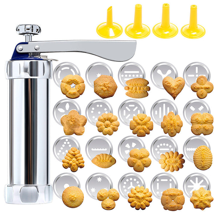 Aluminum Dough Stamper for Cookies and Piped Pastries Decorating