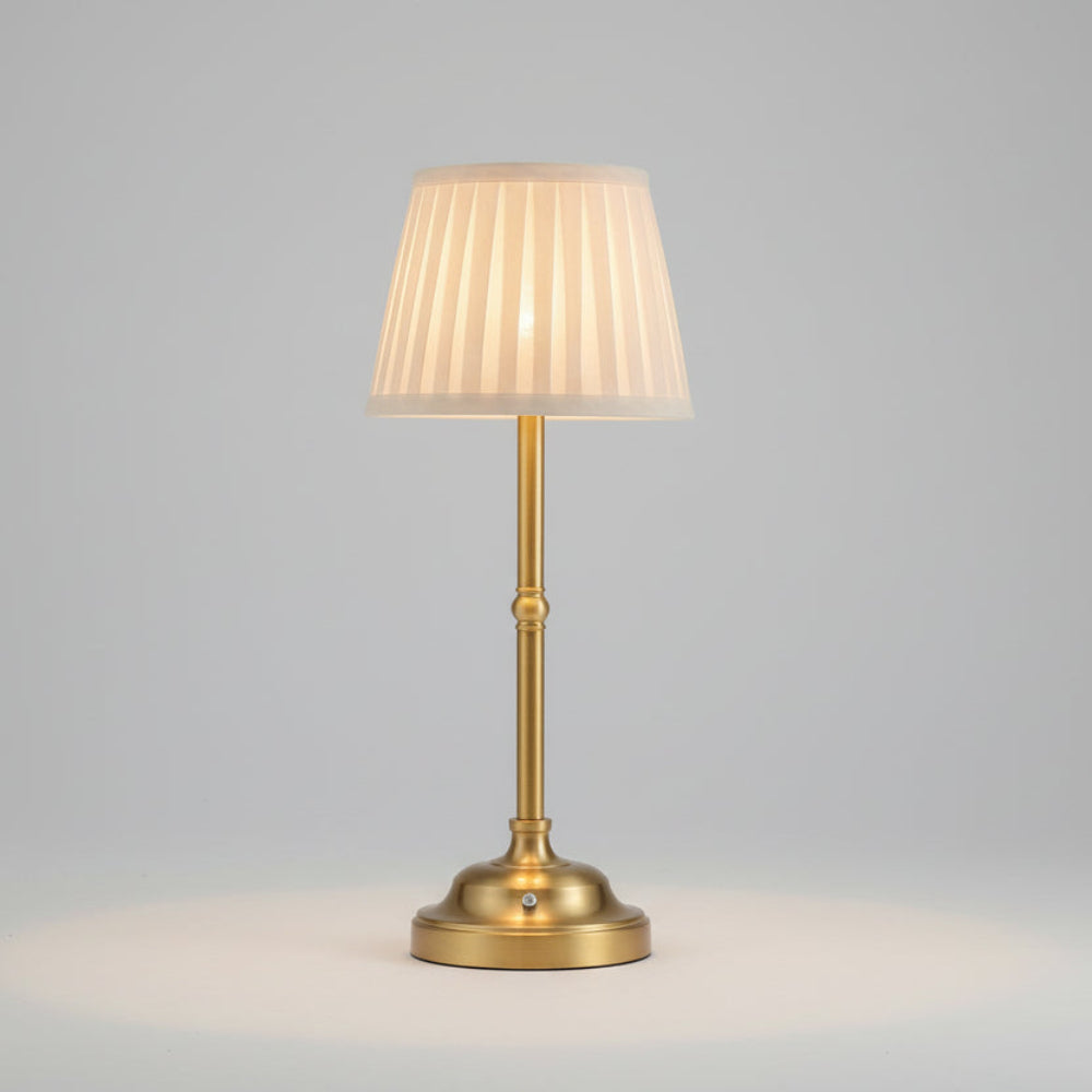 Rechargeable Cordless Brass LED Touch Dimmable Table Lamp-Orizon Depot