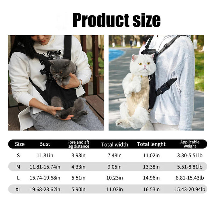 Pet Carrier Pouch for Cats - Comfortable and Convenient Travel Solution