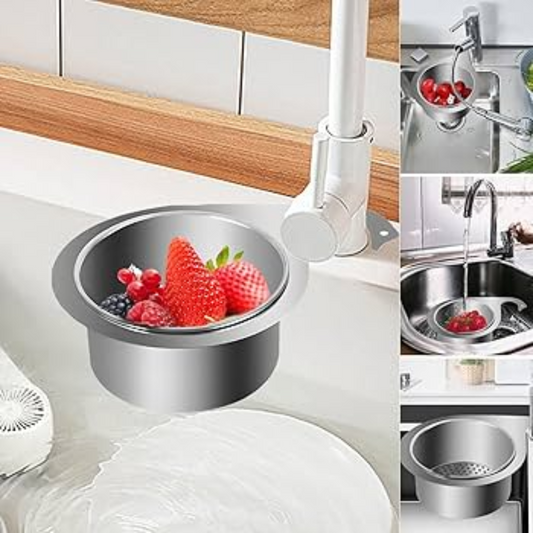 Swan-Shaped Stainless Steel Sink Basket Strainer and Drain Filter