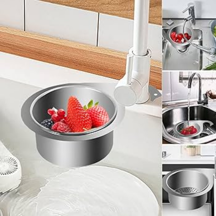 Swan-Shaped Stainless Steel Sink Basket Strainer and Drain Filter