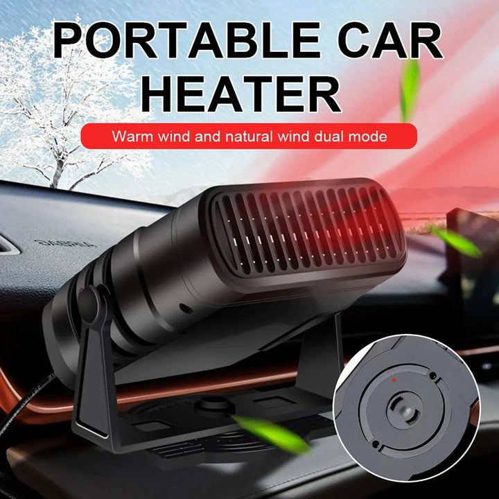 2-in-1 Car Defogger and Heater with 360° Rotating Nozzle-Orizon Depot
