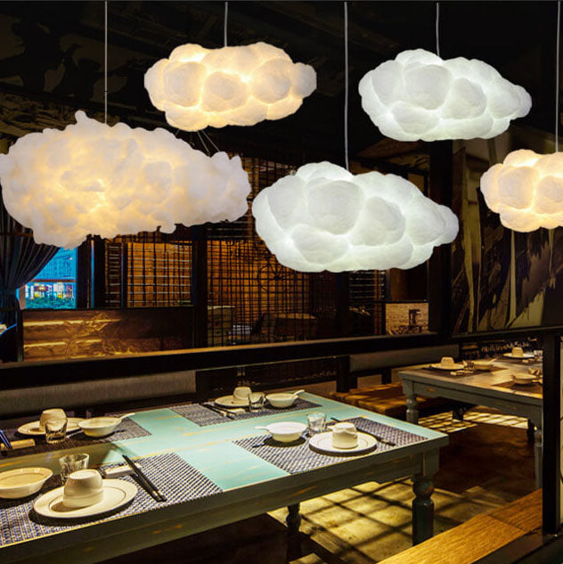 Modern Creative Floating Cloud 1-Lamp LED Pendant Light-Orizon Depot