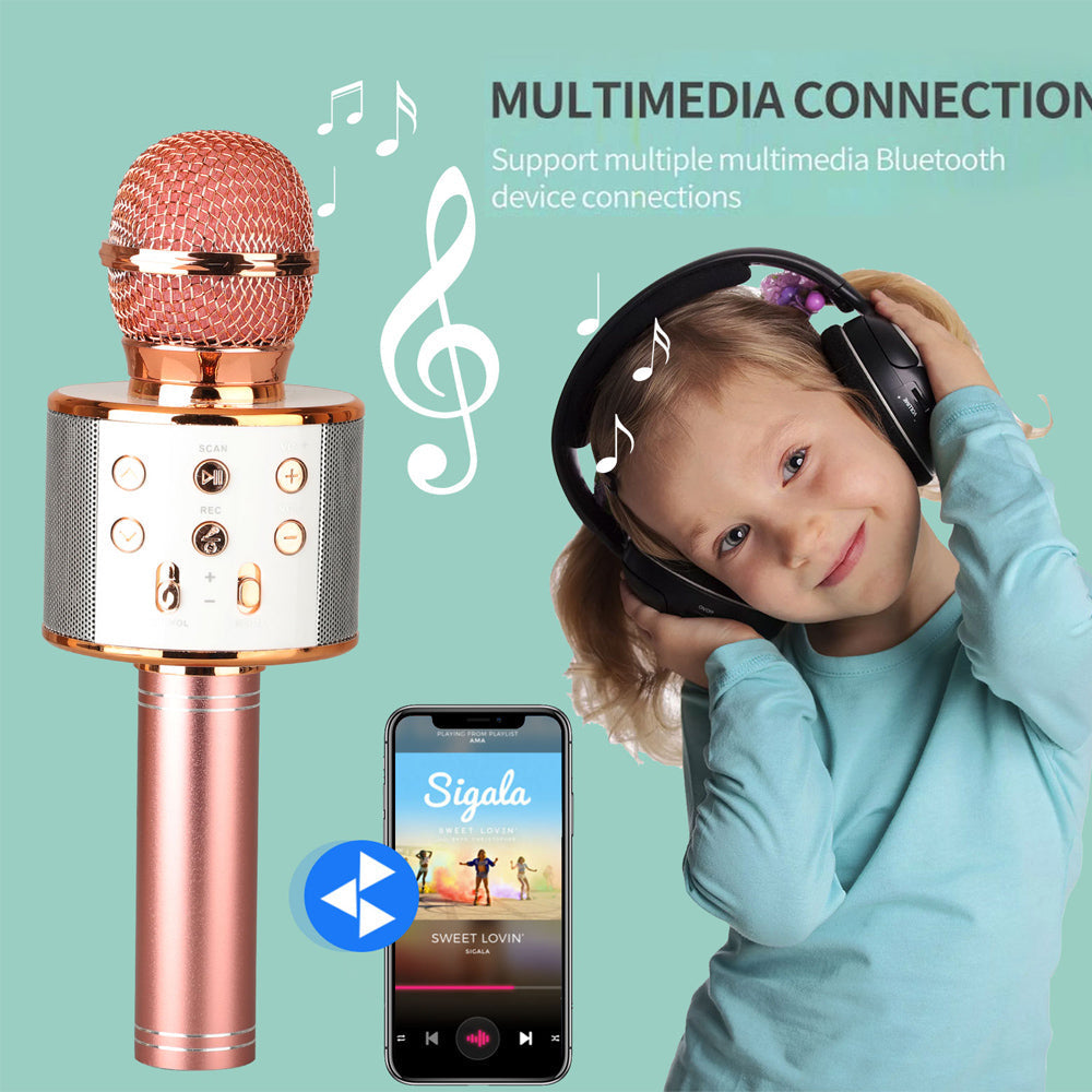 Rechargeable Wireless Bluetooth Karaoke Microphone-Orizon Depot