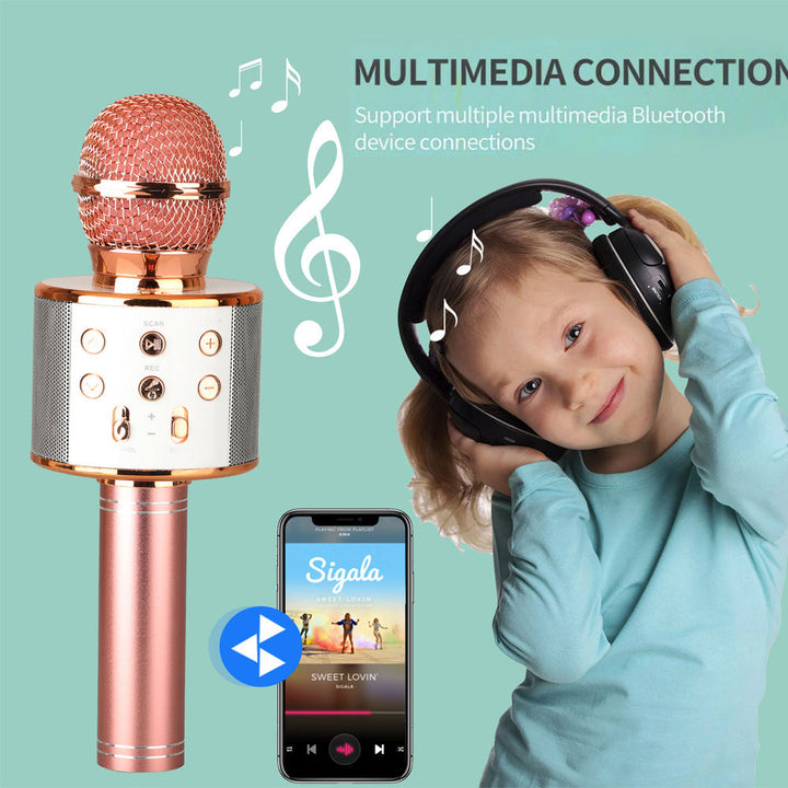 Rechargeable Wireless Bluetooth Karaoke Microphone-Orizon Depot