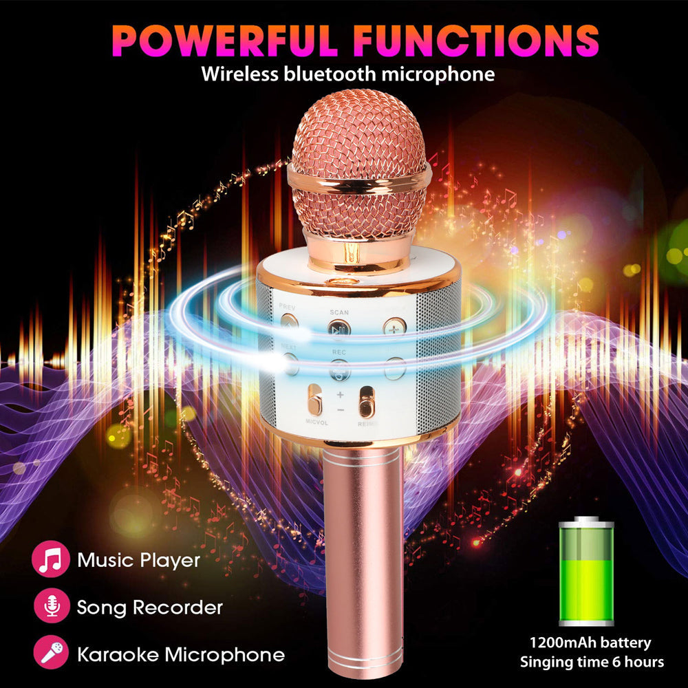 Rechargeable Wireless Bluetooth Karaoke Microphone-Orizon Depot