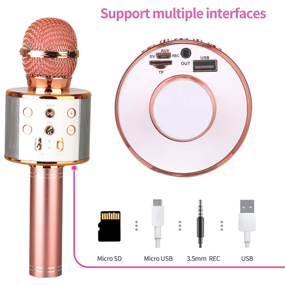 Rechargeable Wireless Bluetooth Karaoke Microphone-Orizon Depot