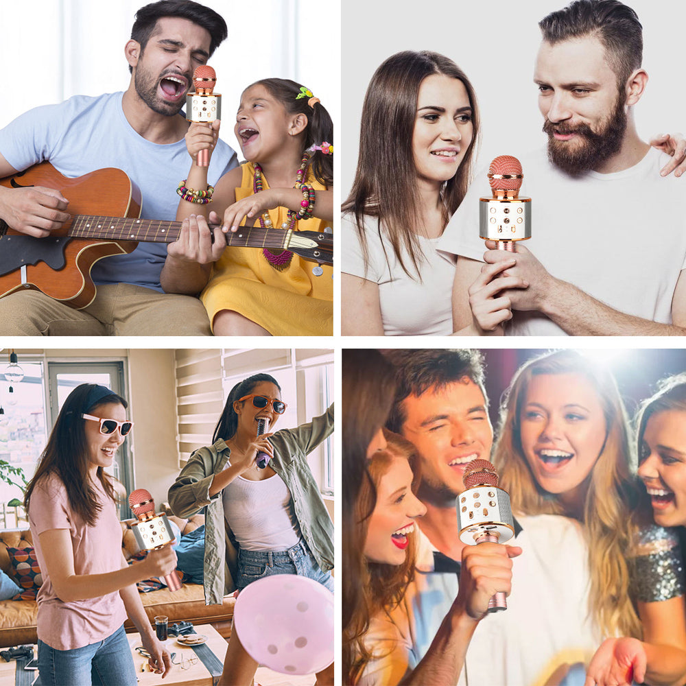 Rechargeable Wireless Bluetooth Karaoke Microphone-Orizon Depot