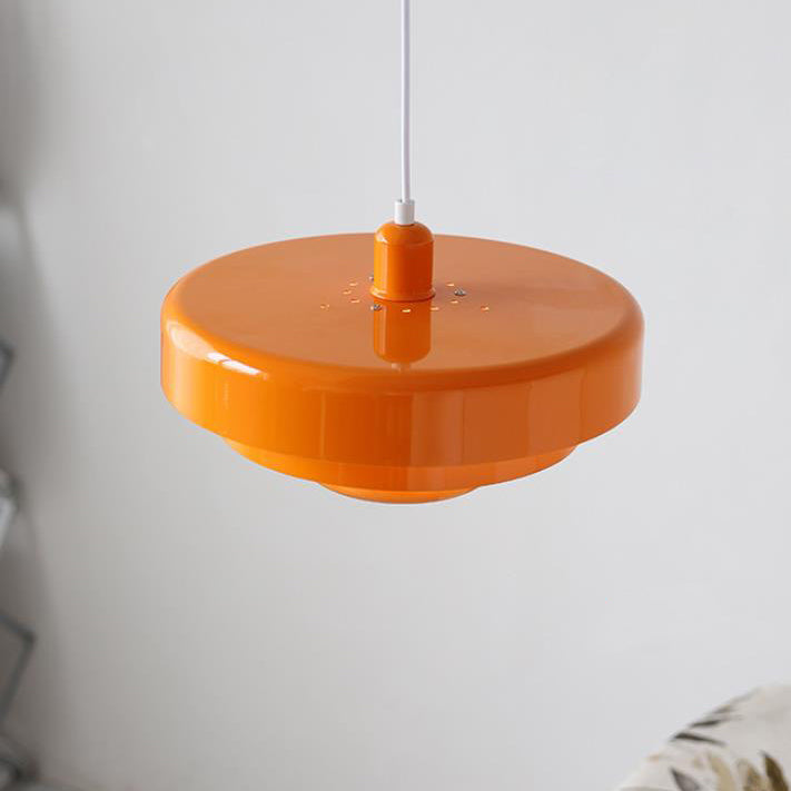 Nordic Vintage Multi-Layered Round Metal 1-Light Pendant Lamp-Orizon Depot
