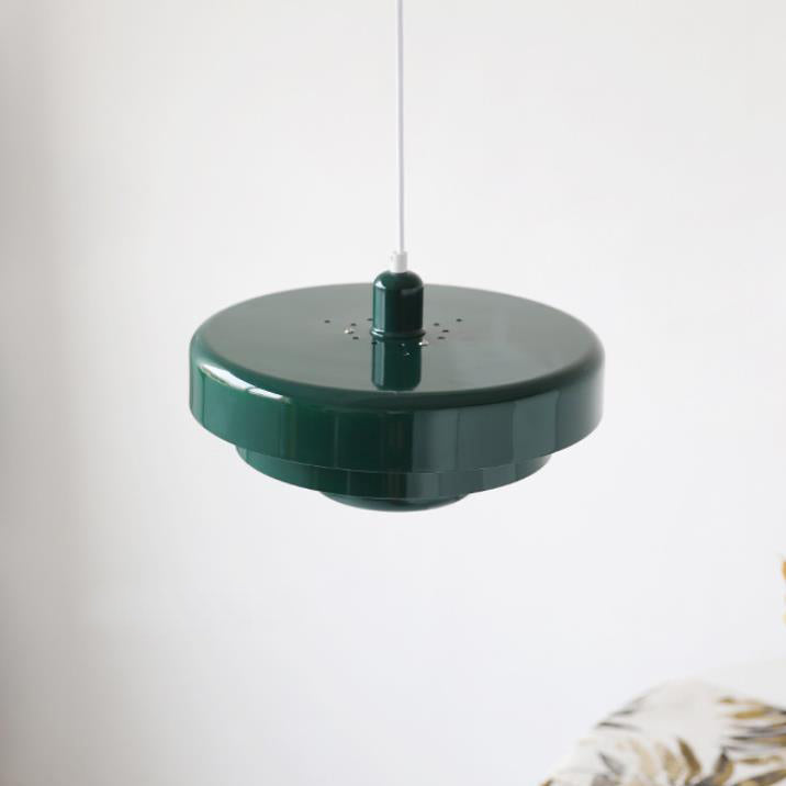 Nordic Vintage Multi-Layered Round Metal 1-Light Pendant Lamp-Orizon Depot