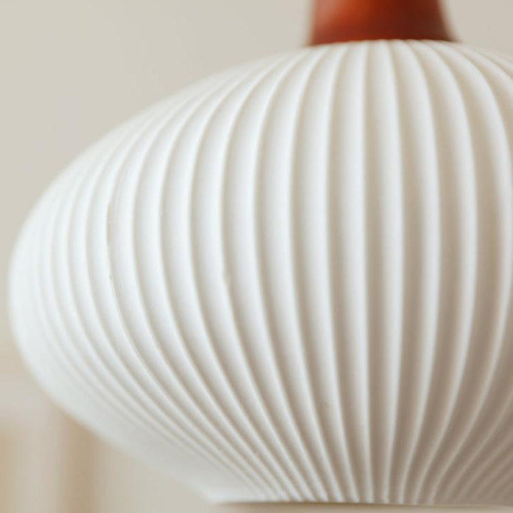 Japanese Vintage Ceramic Dome Pendant Light-Orizon Depot