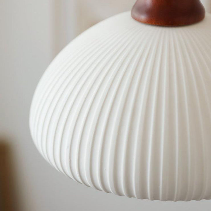 Japanese Vintage Ceramic Dome Pendant Light-Orizon Depot