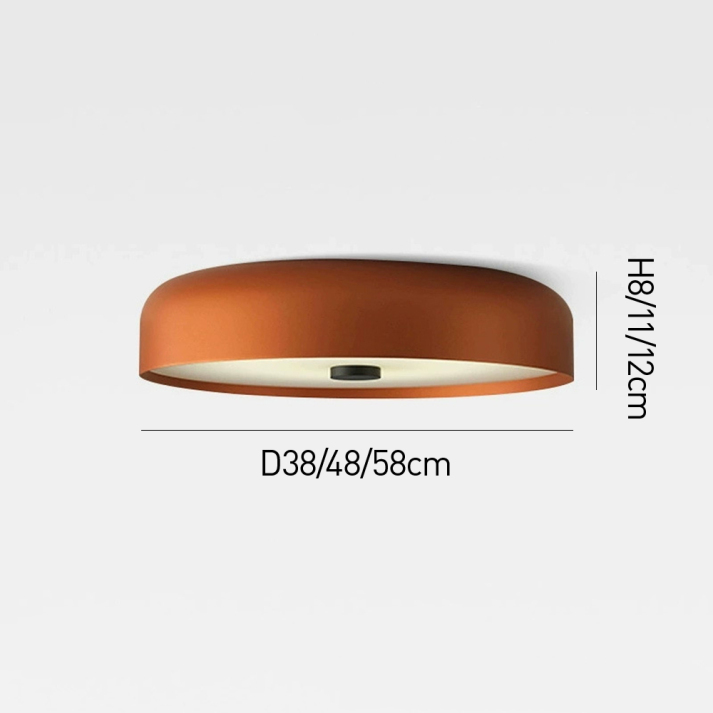 Retro Minimalist LED Ceiling Light | Stylish Flush Mount Fixture