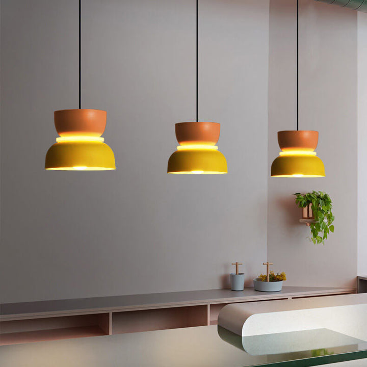 Nordic Colorful Macaron 1-Light LED Pendant Lamp-Orizon Depot