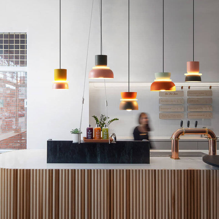 Nordic Colorful Macaron 1-Light LED Pendant Lamp-Orizon Depot