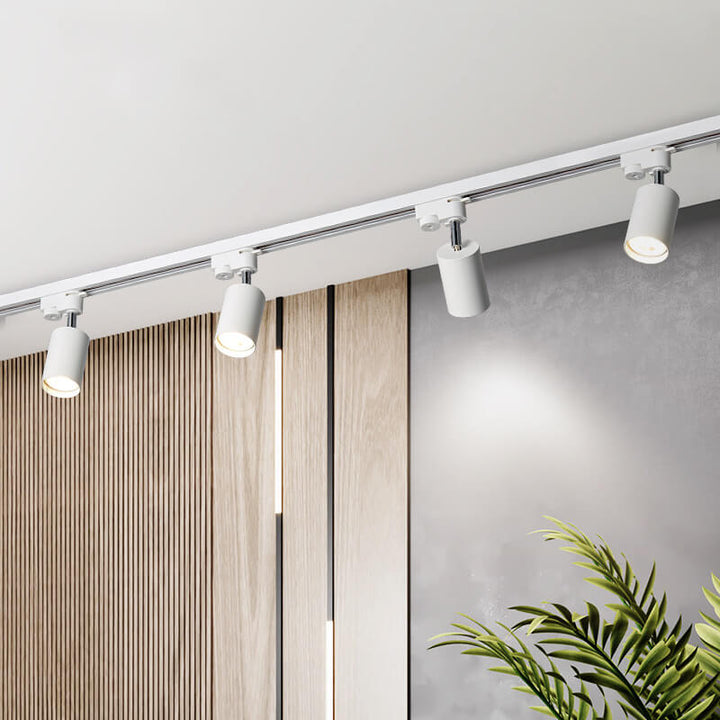 Modern Industrial Tubular Multi-Head LED Track Ceiling Light Fixture-Orizon Depot