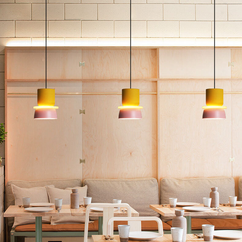 Nordic Colorful Macaron 1-Light LED Pendant Lamp-Orizon Depot