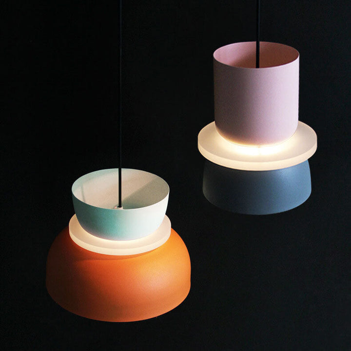 Nordic Colorful Macaron 1-Light LED Pendant Lamp-Orizon Depot