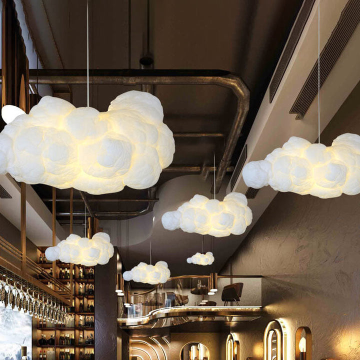 Modern Creative Floating Cloud 1-Lamp LED Pendant Light-Orizon Depot