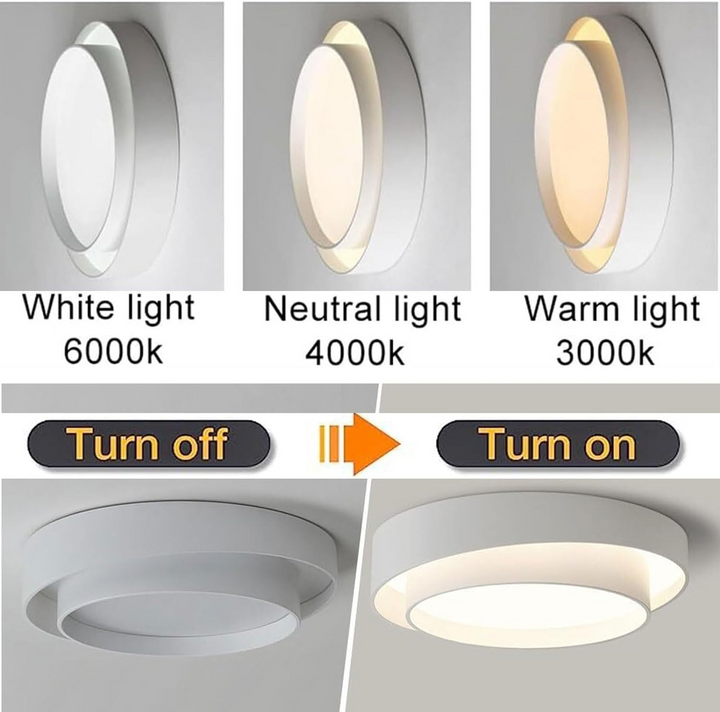 Modern Round LED Ceiling Light | Sleek Minimalist Style
