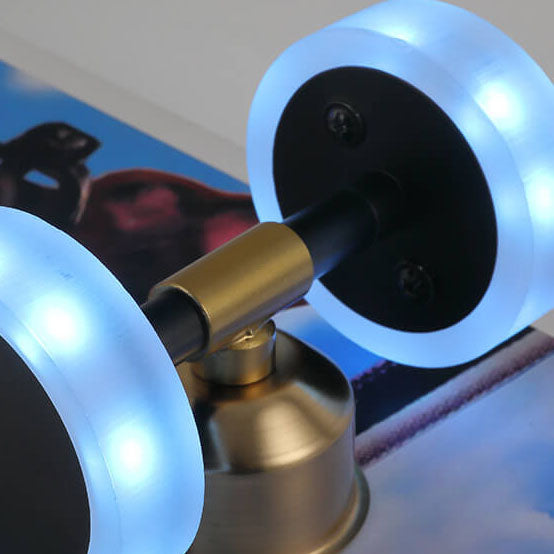 Modern Creative Cartoon Skateboard Acrylic LED Kids Flush Mount Ceiling Lamp-Orizon Depot