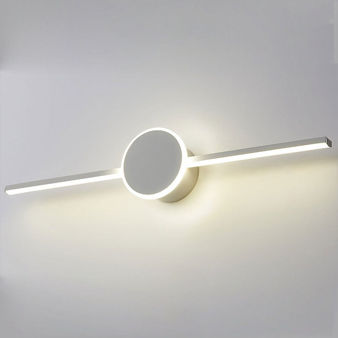 Nordic Minimalist Long Disc LED Vanity Light Wall Sconce Light-Orizon Depot