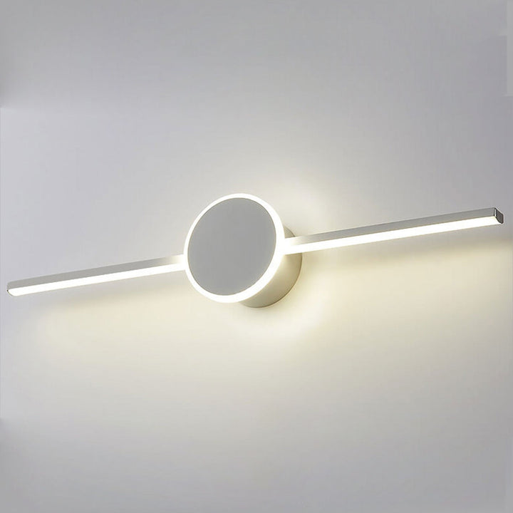 Nordic Minimalist Long Disc LED Vanity Light Wall Sconce Light-Orizon Depot
