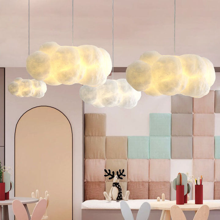 Modern Creative Floating Cloud 1-Lamp LED Pendant Light-Orizon Depot